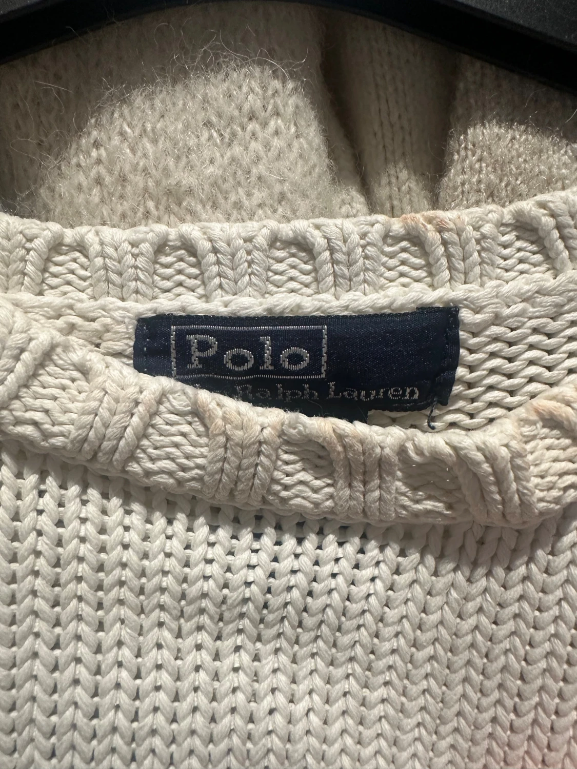 Vit stickad tröja Polo Ralph Lauren - 2