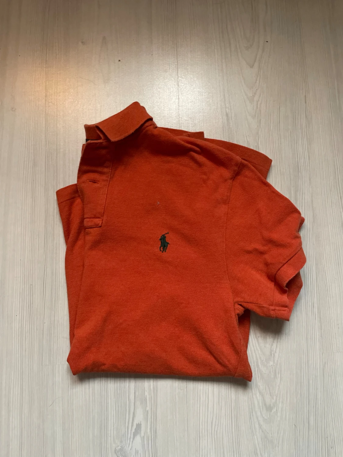 Orange piké från Polo Ralph Lauren S - 1