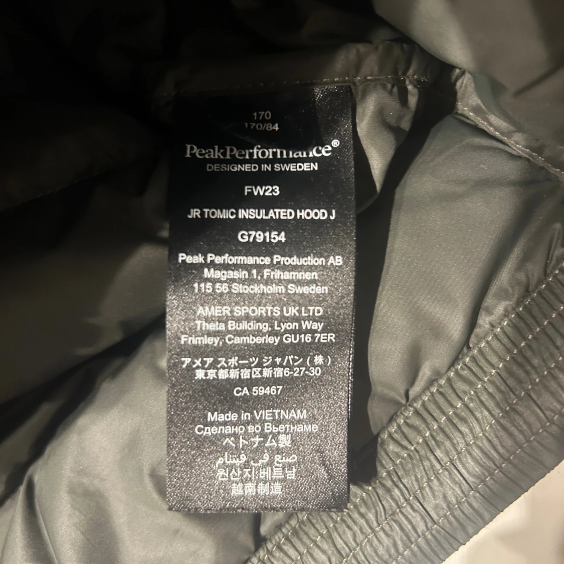 Mörkgrön dunjacka Peak Performance - 4