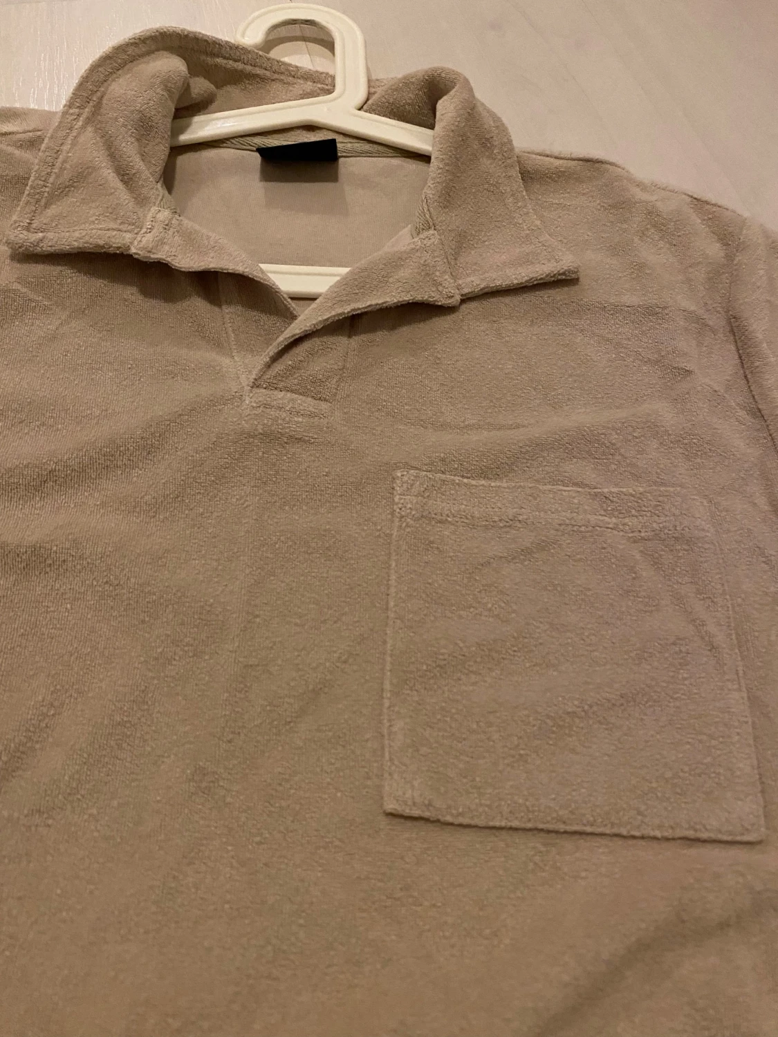 Beige frottéskjorta Firefly S - 2