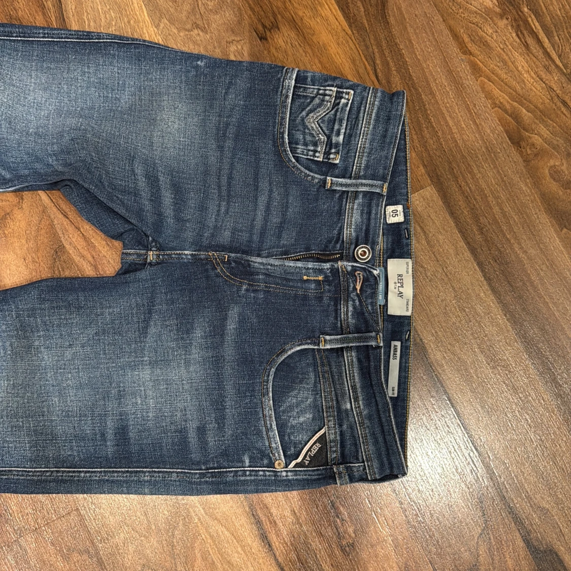 HELT OANVÄNDA Replay Jeans 30W 30L - 3