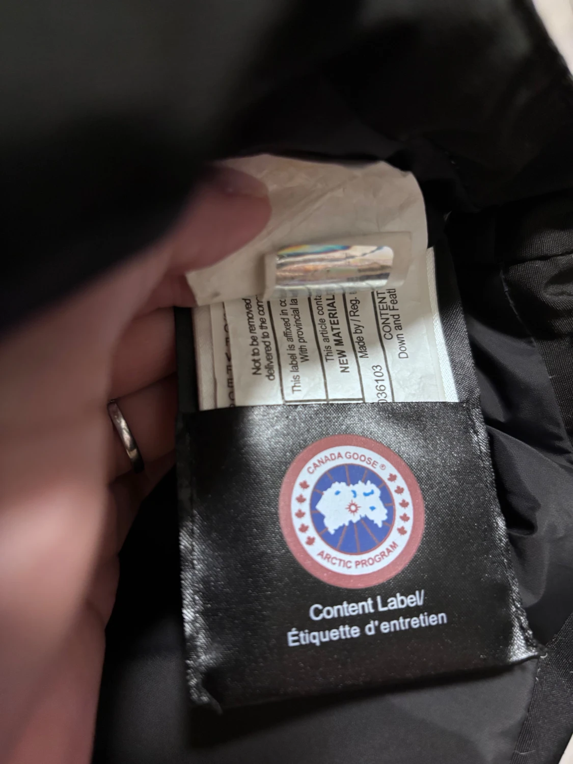 Svart dunväst från Canada Goose XL - 6