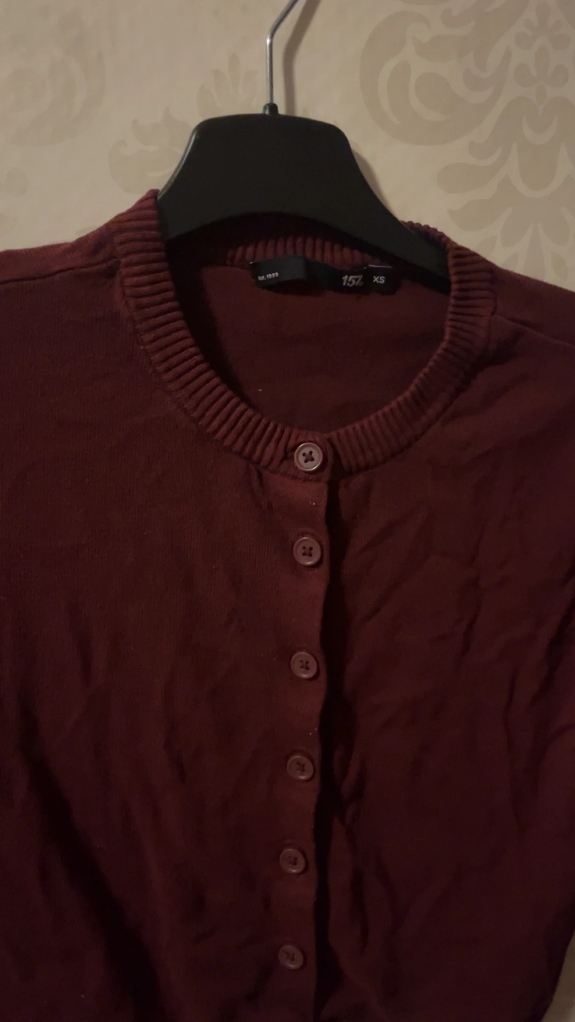 Vinröd kofta från 157, XS - 1