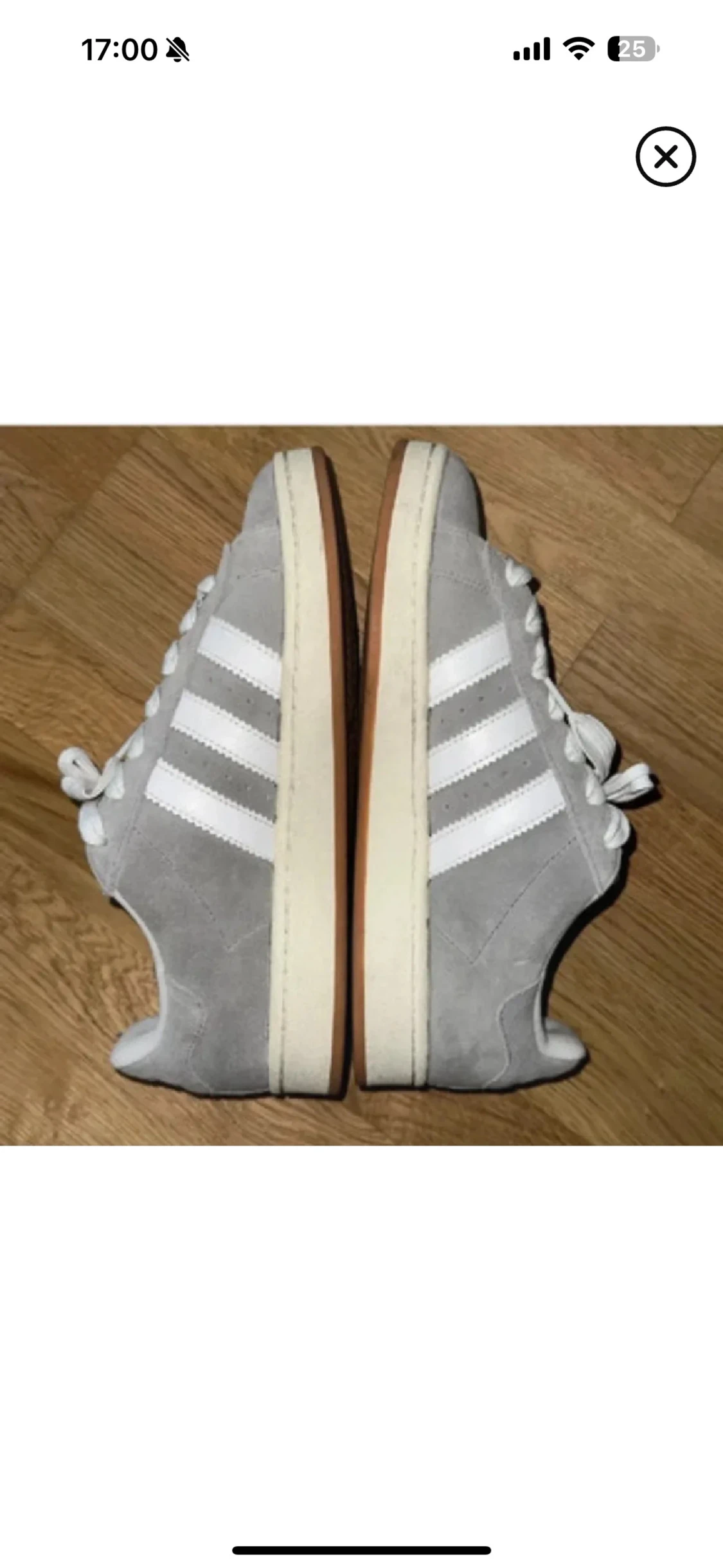 Grå Adidas Campus  - 1