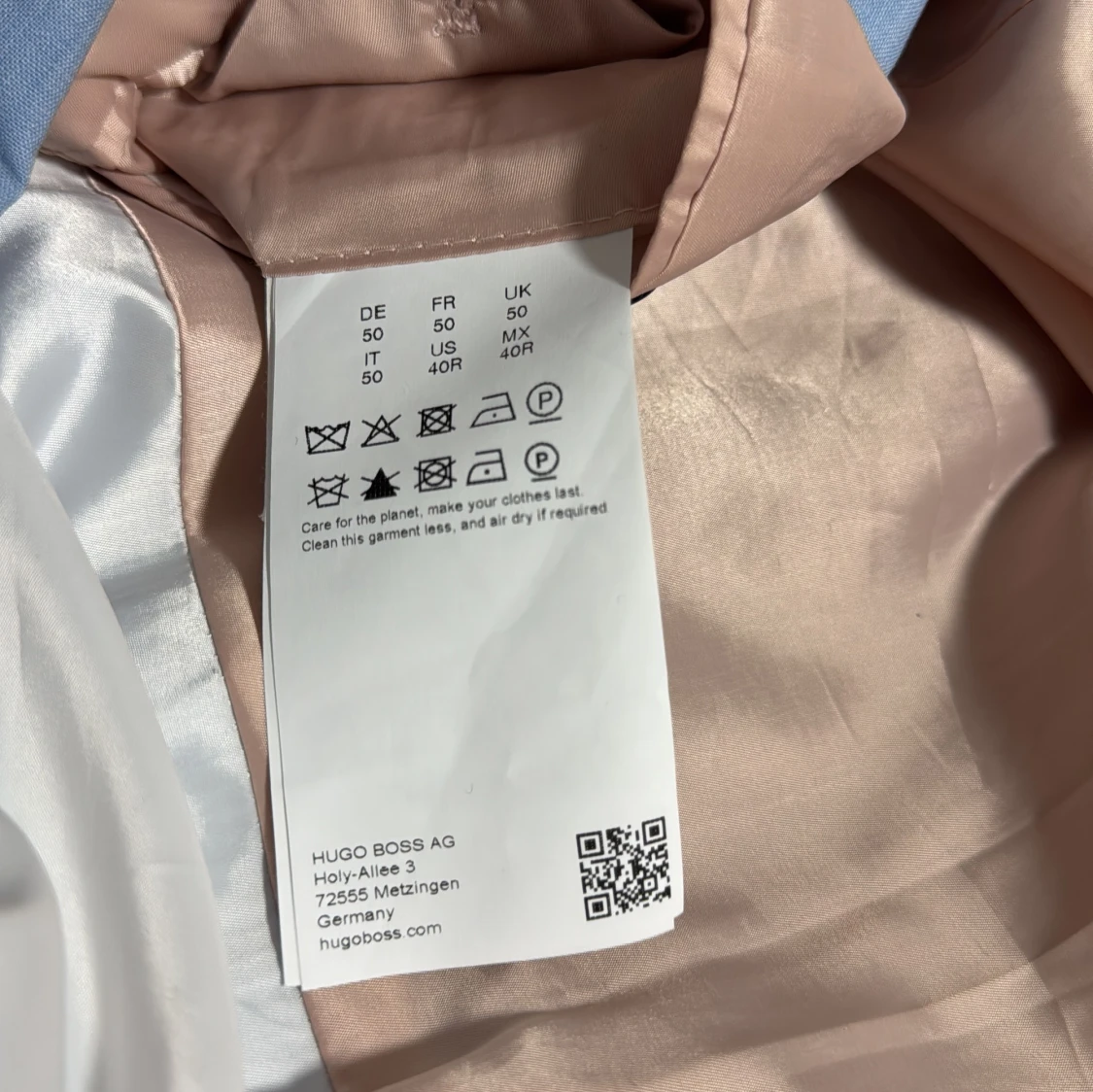 Ljusblå kavaj från HUGO - 4