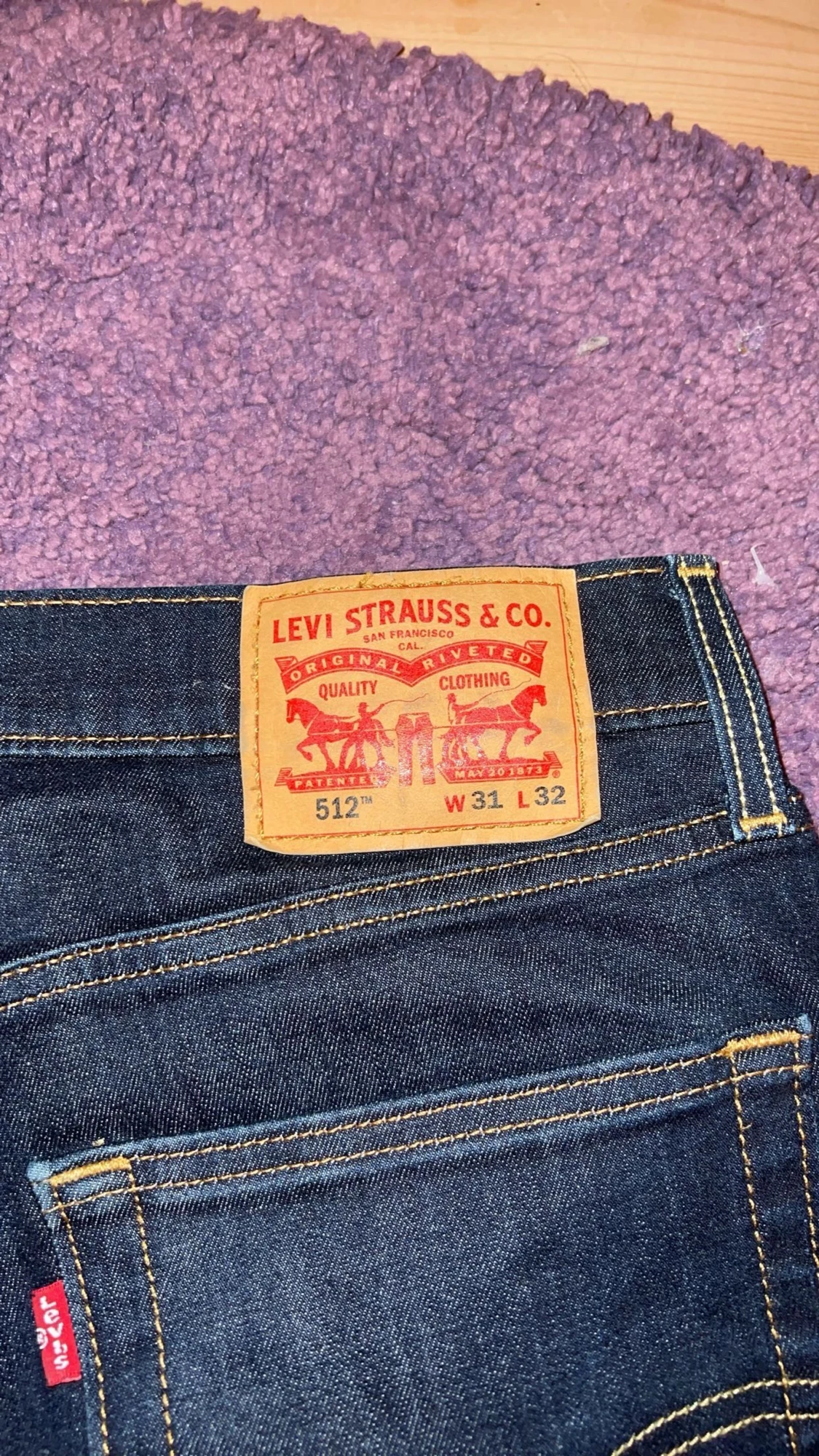 Levi's 512 mörkblå jeans W31 L32 - 1