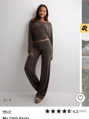 Bruna mjukisbyxor från Nelly - SÖKER DETTA SETT I STORLEK xxs