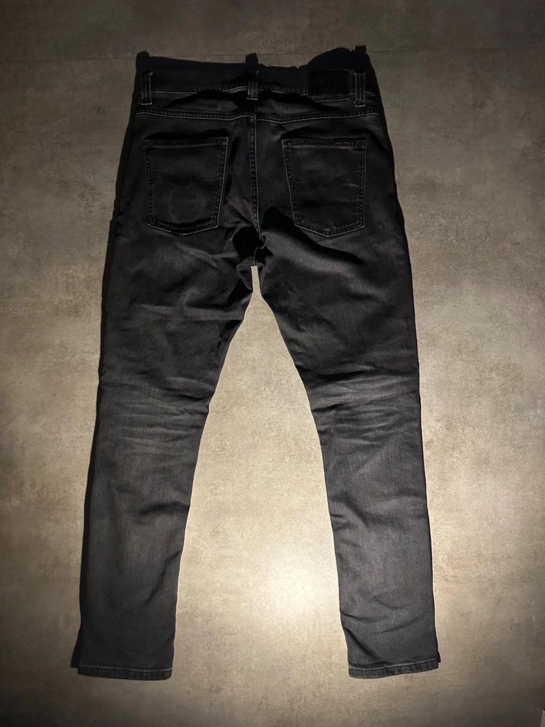 Svarta slim fit jeans från Nudie Jeans - 2