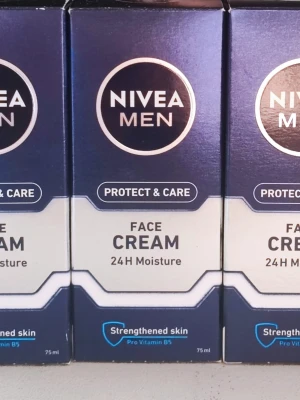 Nivea Men Face Cream  - Nivea Men Face Cream 3 x 75ml, Nya i obruten förpackning, Priset är för 3 st.