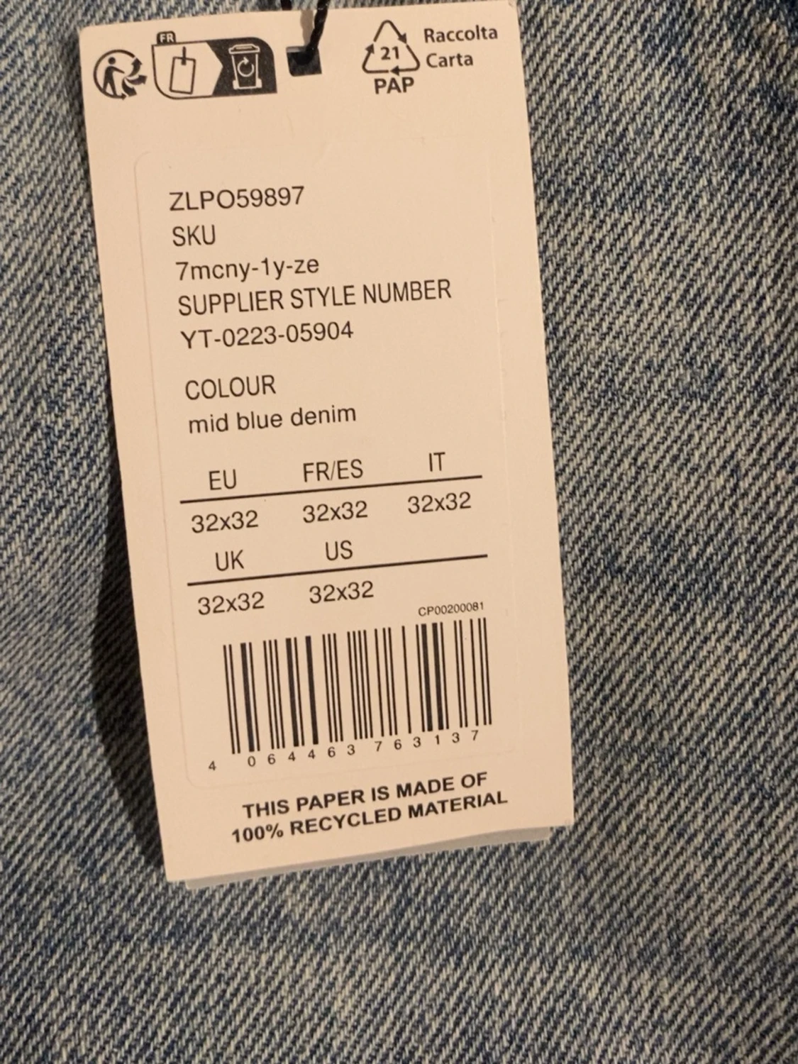 Wide jeans från YOURTURN, mid blue - 2