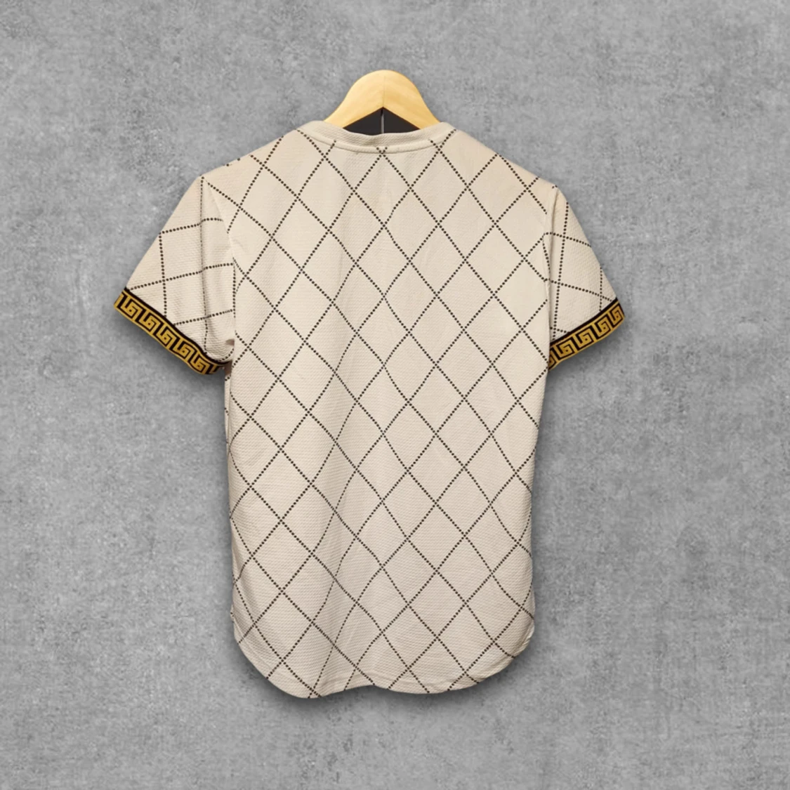 Beige rutig t-shirt från Johnny Voga - 1