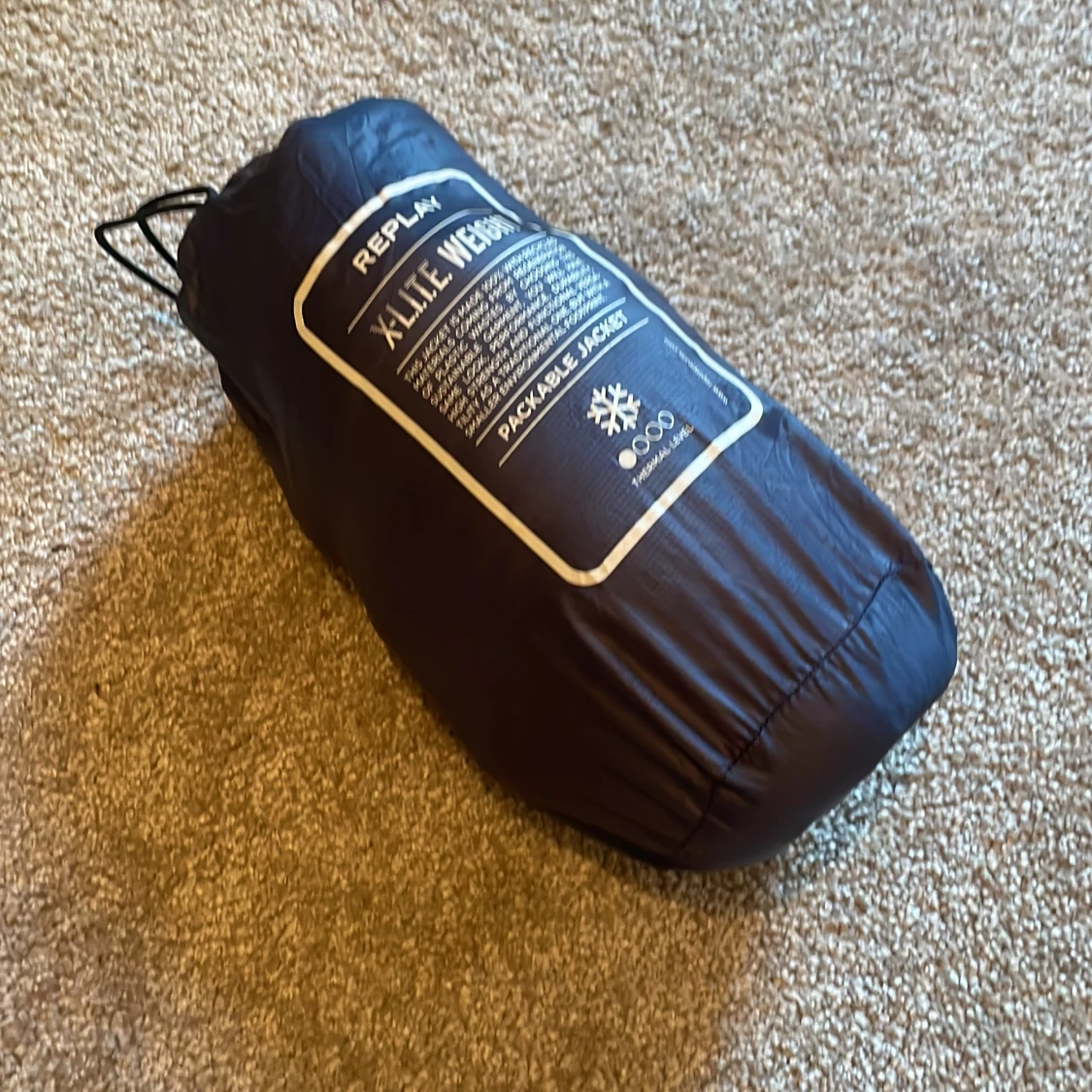 Svart dunväst från Replay med orange foder - 4