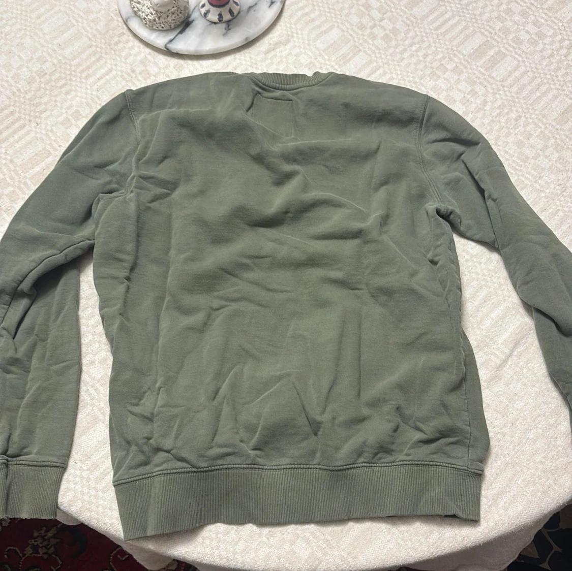 Olivgrön sweatshirt från Vans - 1