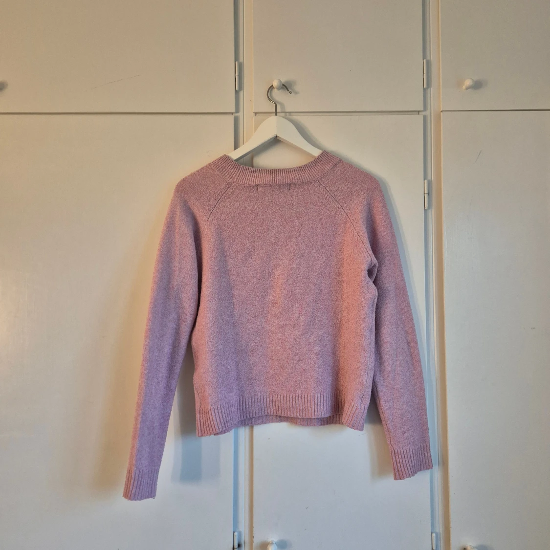 Rosa stickad tröja - 2