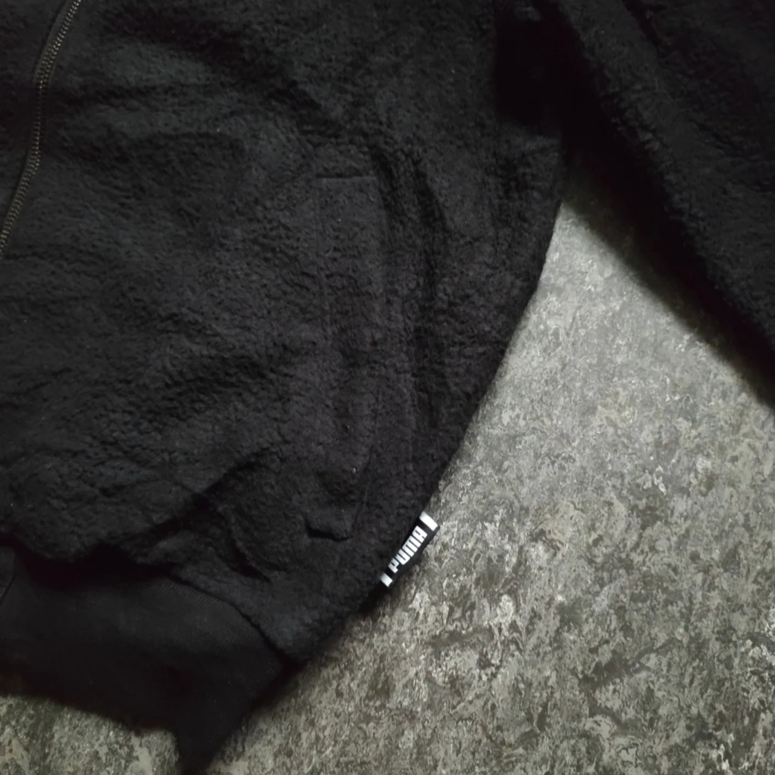 Svart Puma Fleecejacka S - 2