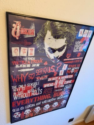 Joker tavla med ram - Joker tavla med ram