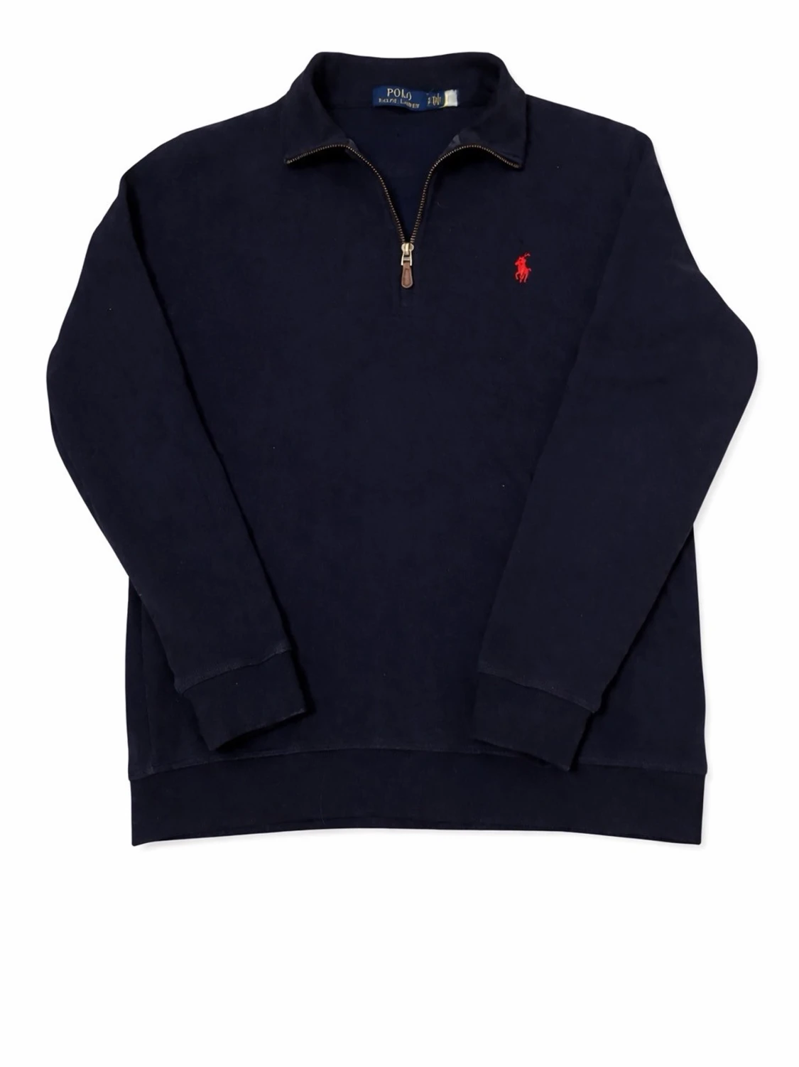 Marinblå halvzip från Polo Ralph Lauren
