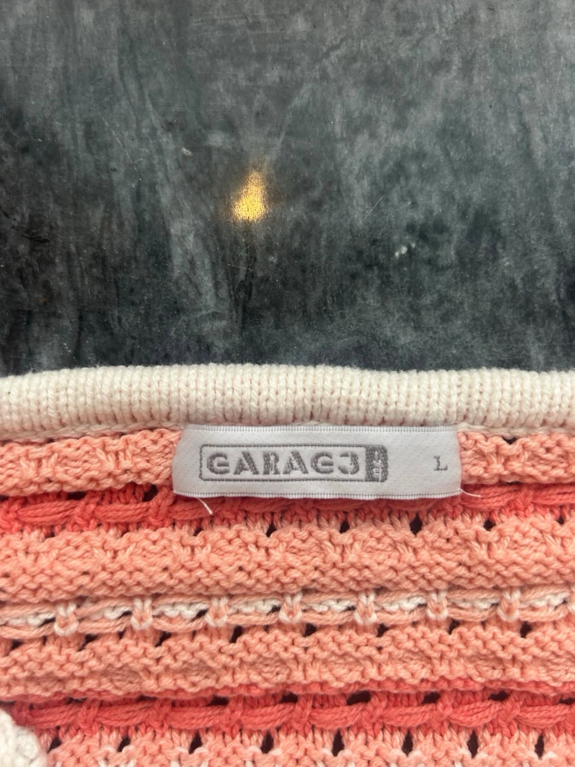 Rosa stickad tröja från Garage - 1