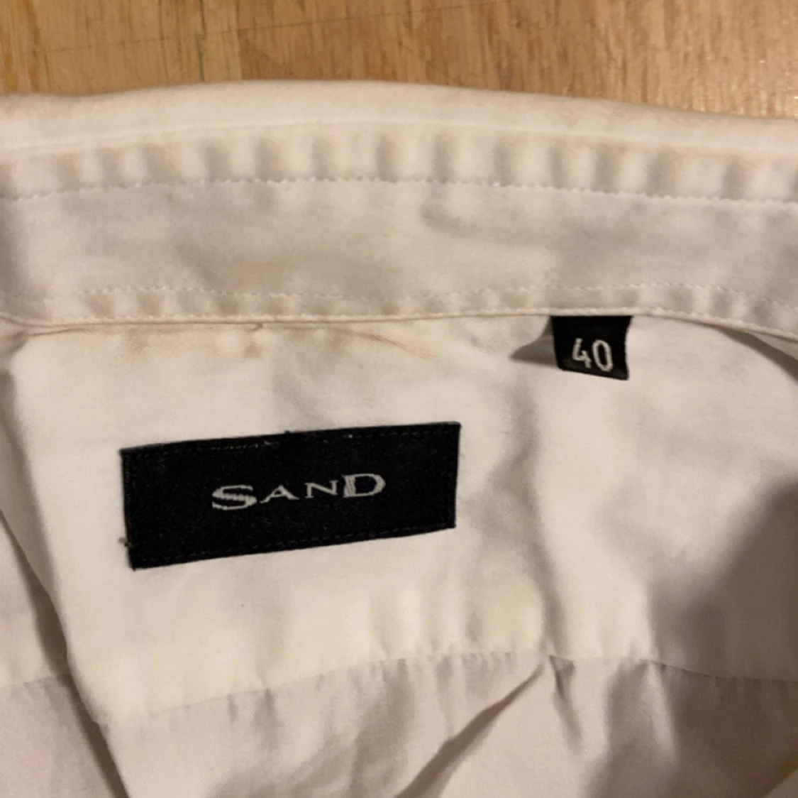 Vit skjorta från Sand, storlek 40 - 1