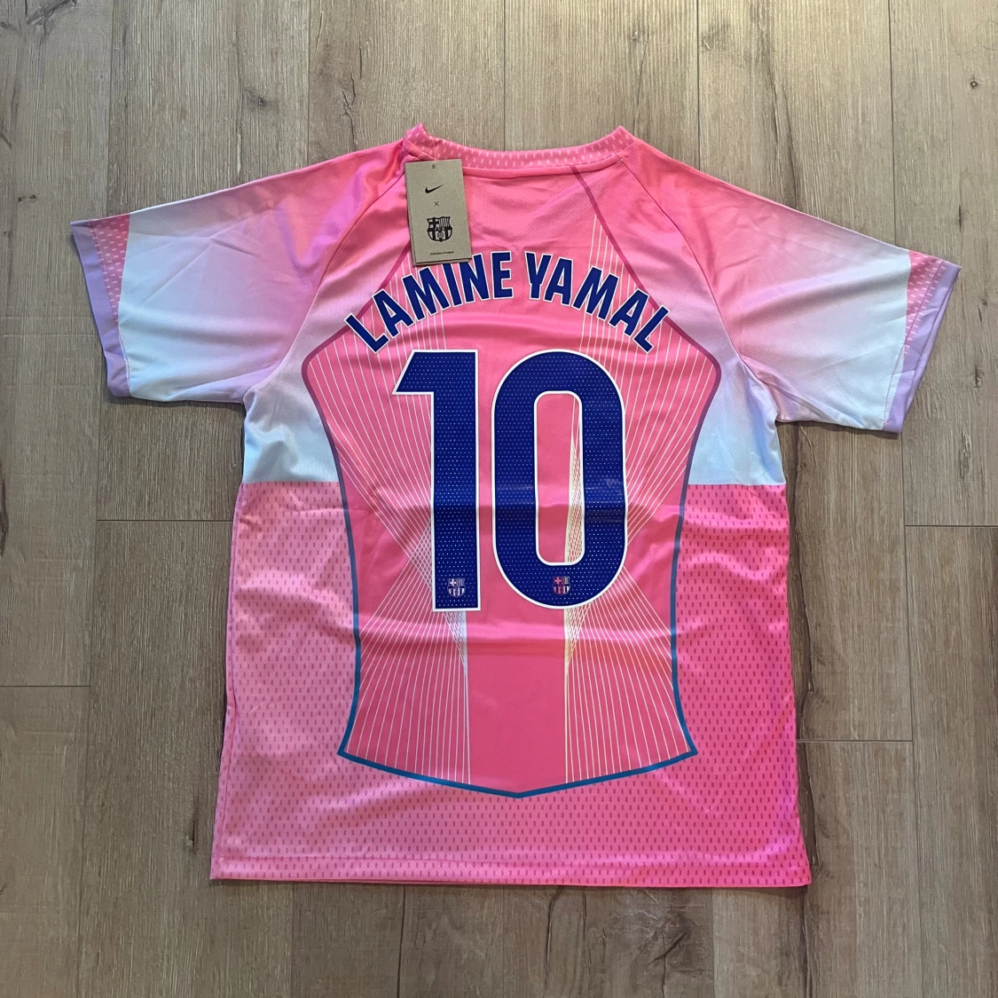 Barça Lamine Yamal rosa matchtröja