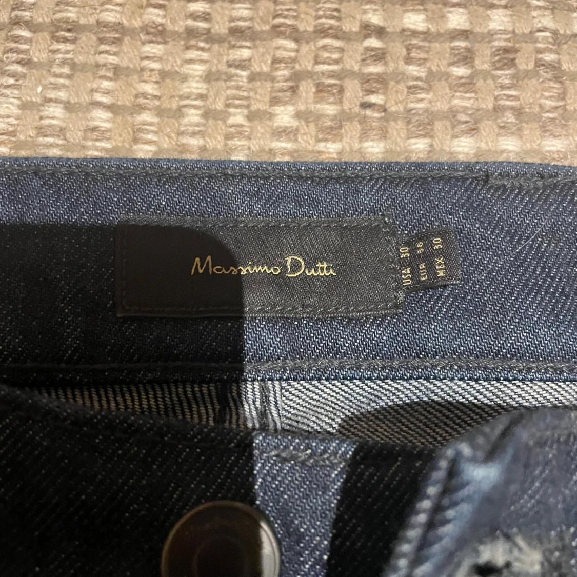 Mörkblå jeans från Massimo Dutti - 3