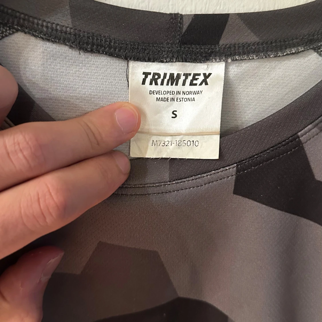 Försvarsmakten Svart/grå vindjacka & T-shirt Trimtex S - 4