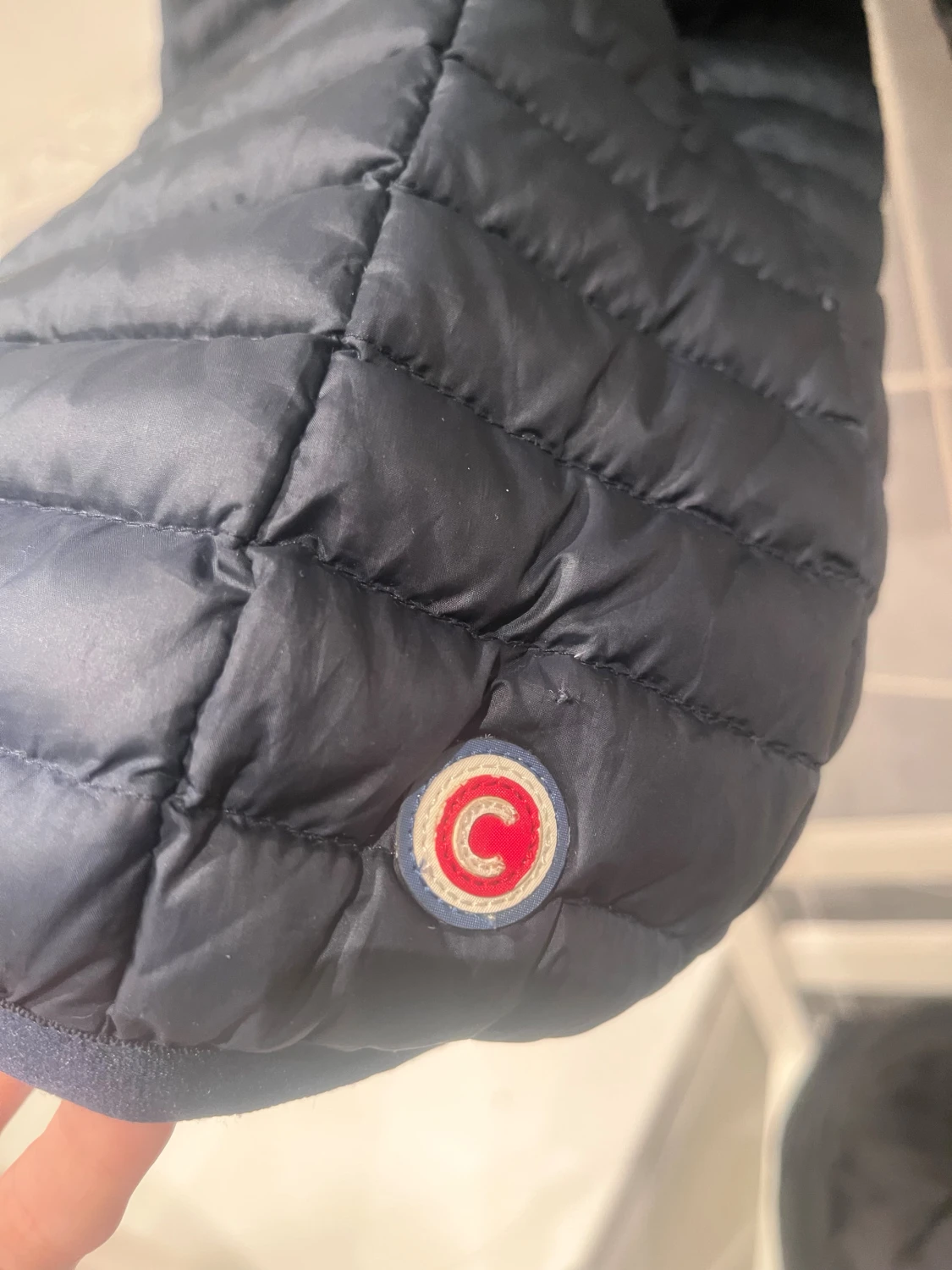 Mörkblå Colmar pufferjacka 14Y  - 4