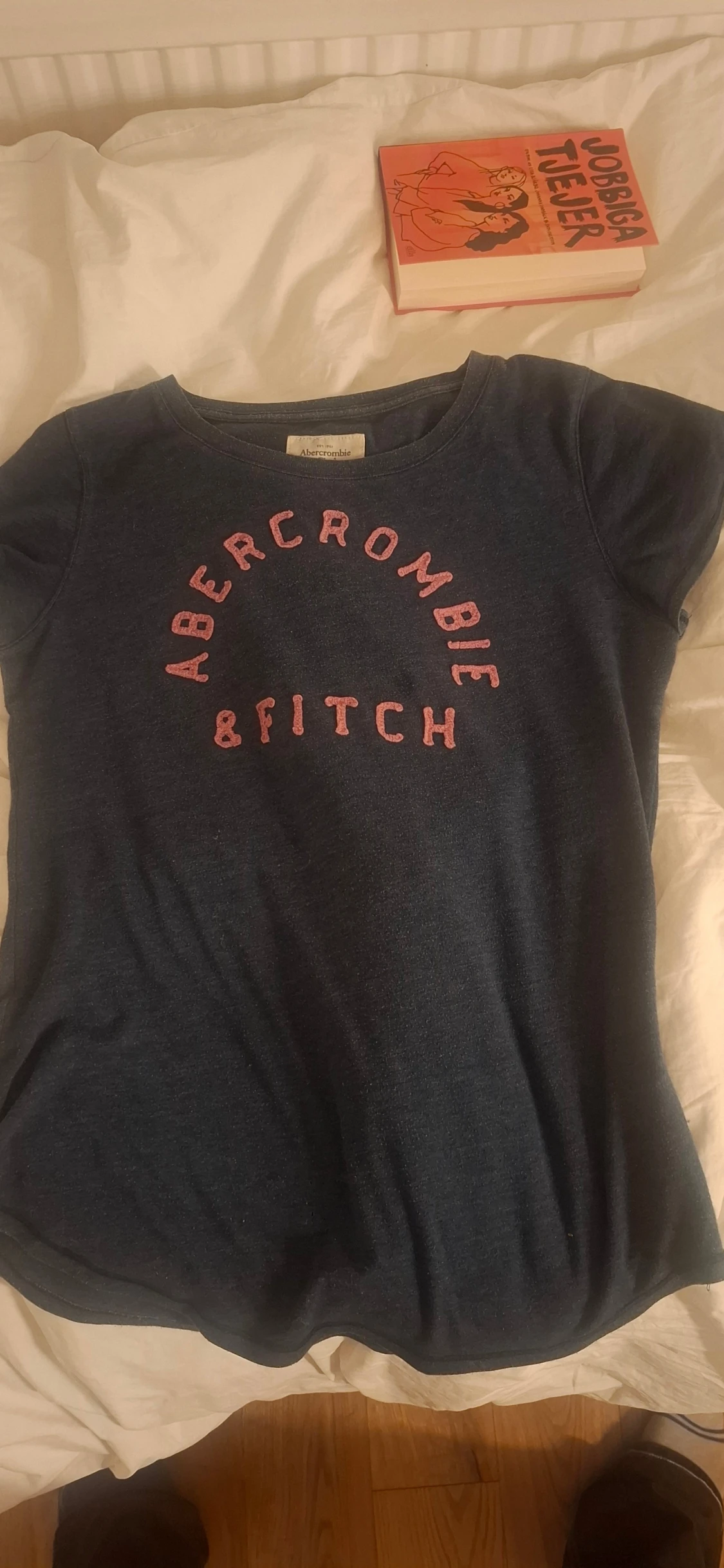 Mörkblå t-shirt Abercrombie & Fitch - 2