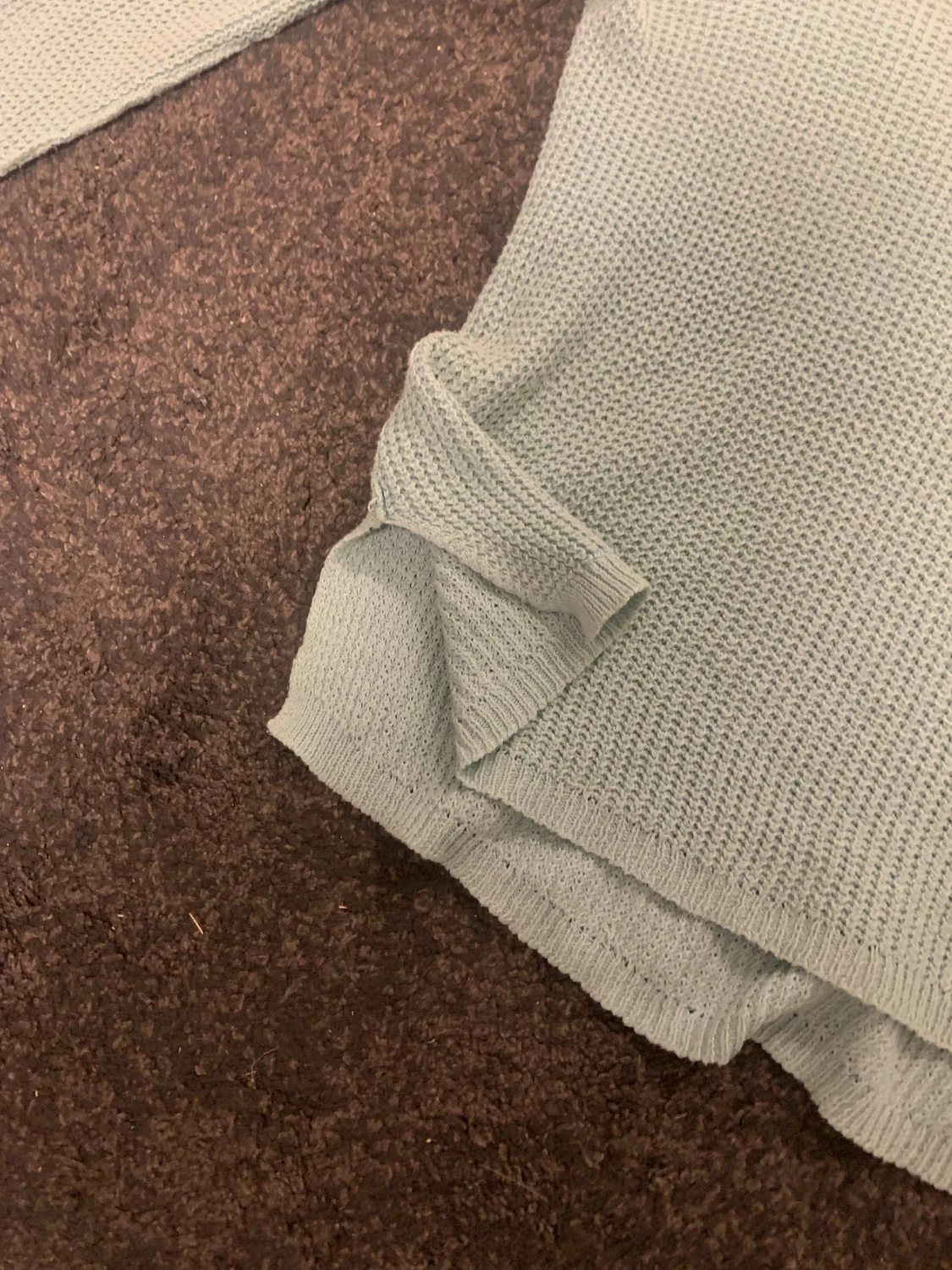 Stickad tröja med bara axlar från Hollister - 1