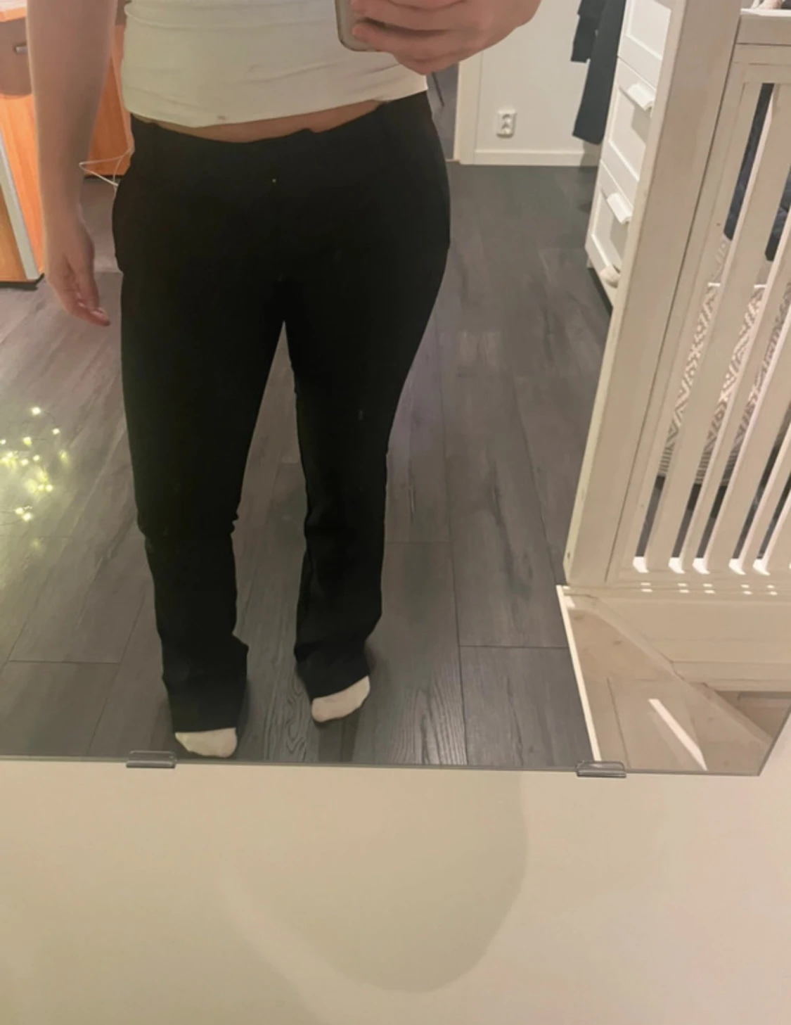 Lågmidjade kostymbyxor - 4