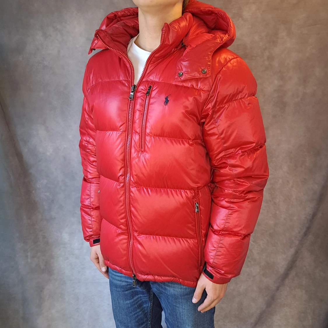 Ralph Lauren Röd Dunjacka - Stl L