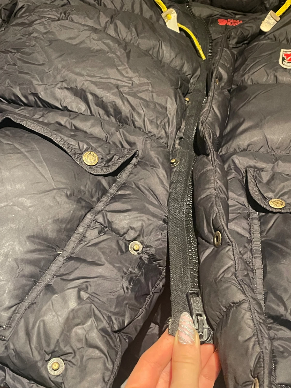 Svart dunjacka Fjällräven S - 5