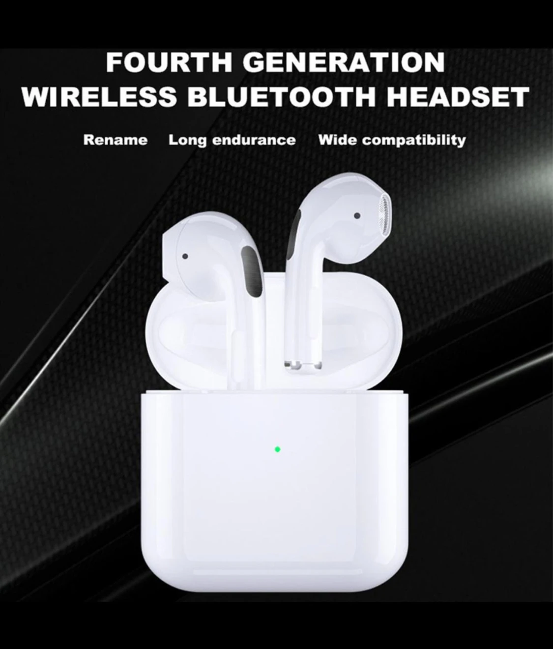 Air Pods Pro 4 TWS Bluetooth 5.0 Trådlösa Hörlurar - 3