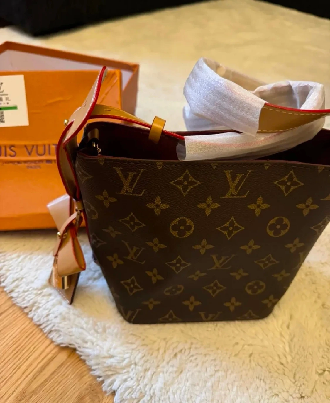 monogram handväska - 2