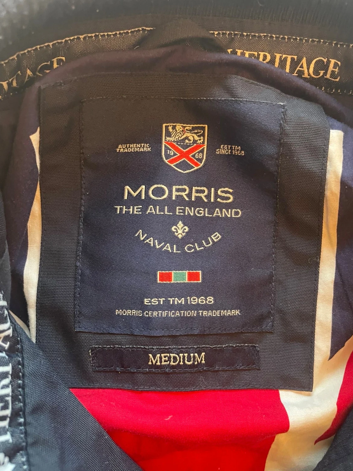 Morris marinblå vindjacka  - 2