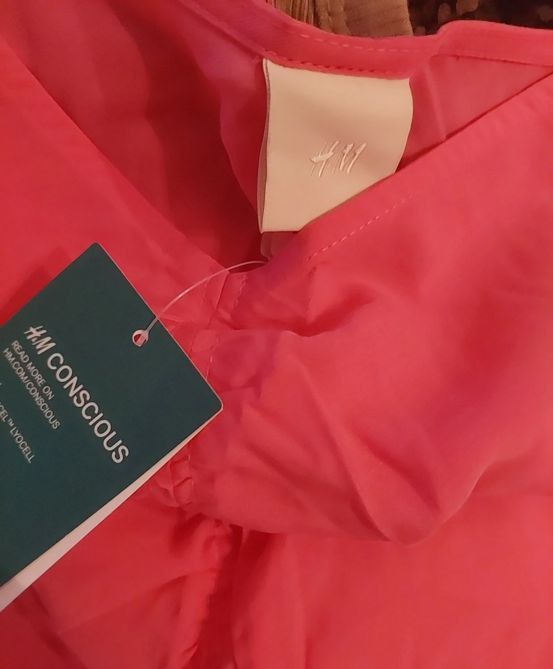 Rosa långklänning från H&M Conscious - 3