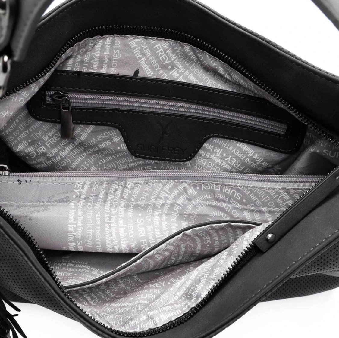 Svart axelväska från Suri Frey - 1