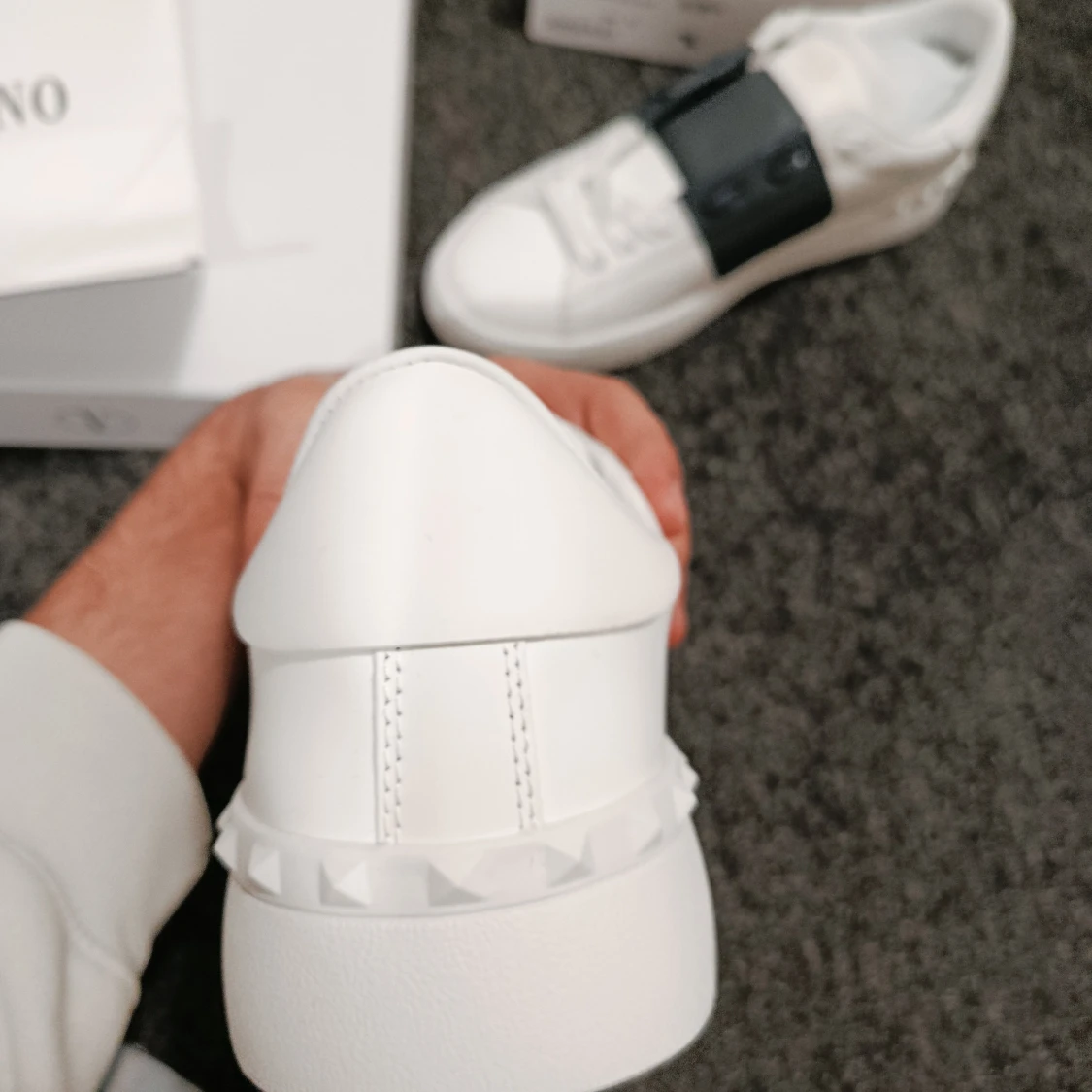 Valentino Garavani Open sneakers vit/blå - 3