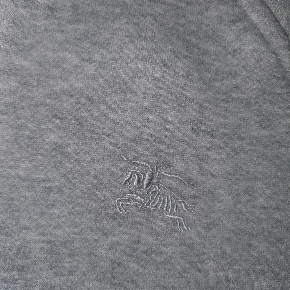 Grå Burberry hoodie med dragkedja - 3