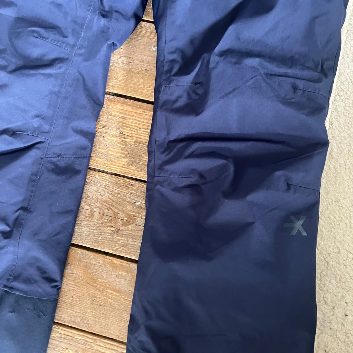 Mörkblå skidbyxor/termobyxor - 2