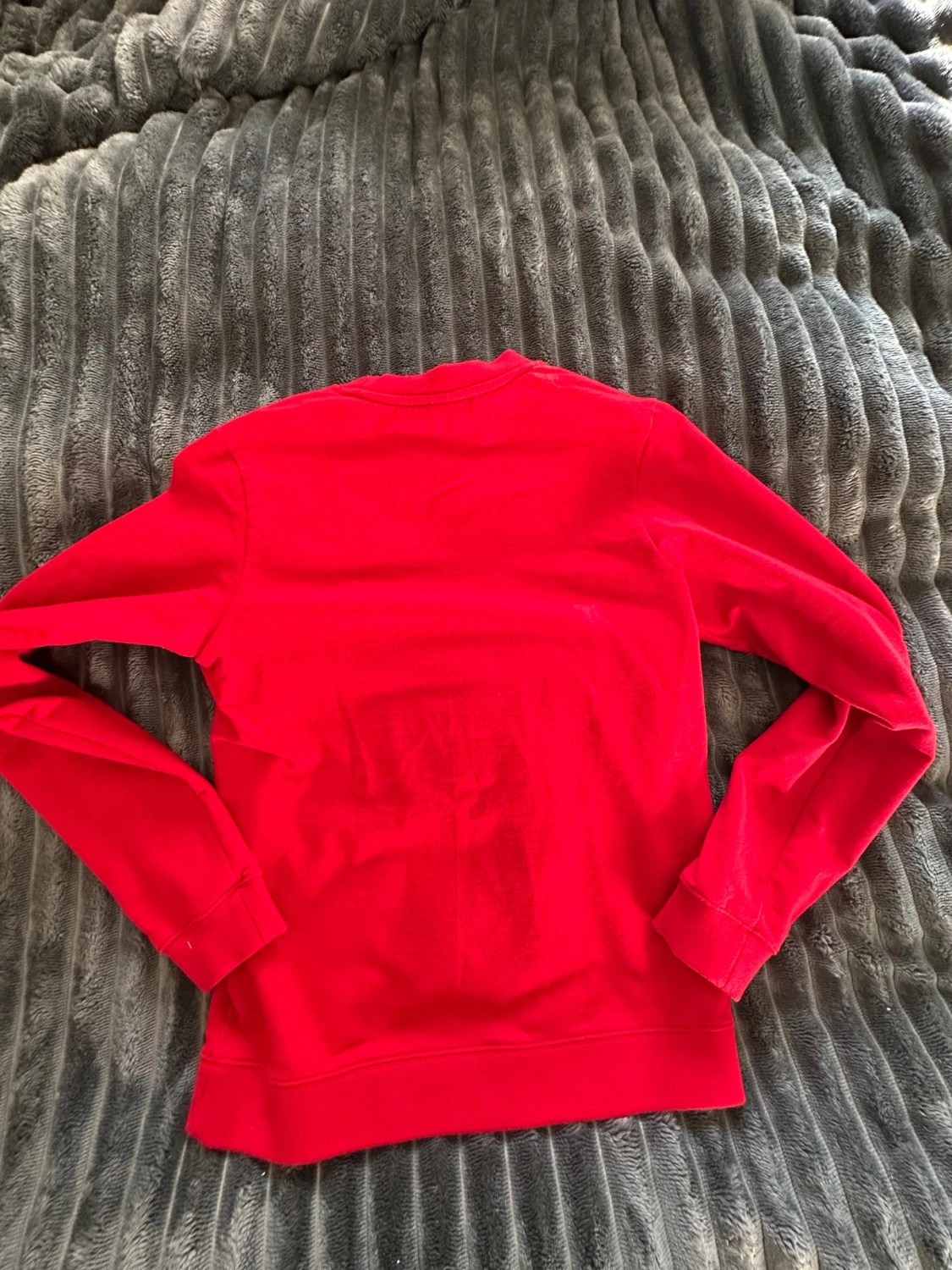 Röd Lacoste sweatshirt med tryck - 4