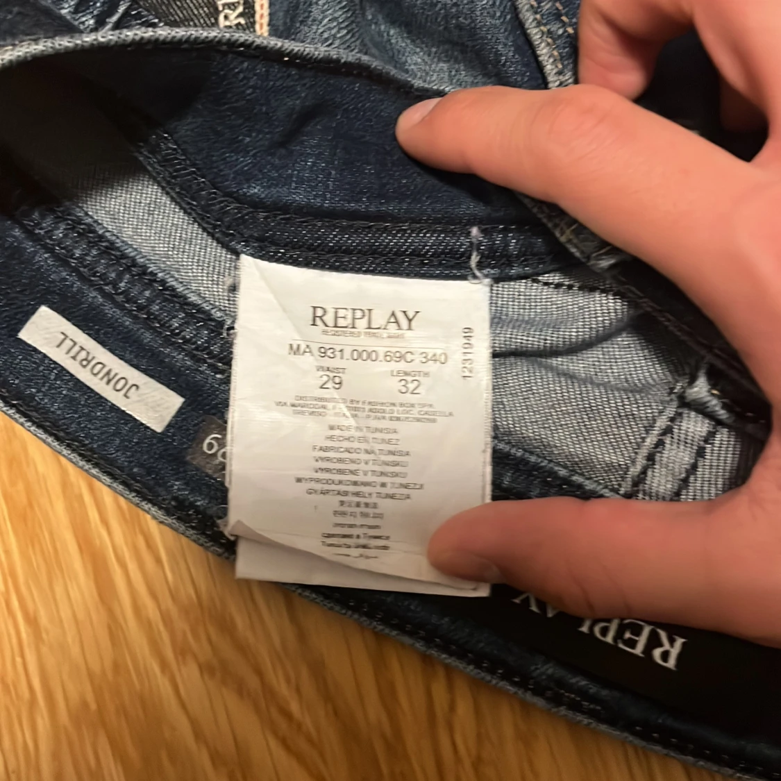 Replay Jondrill blå jeans slim fit - 4