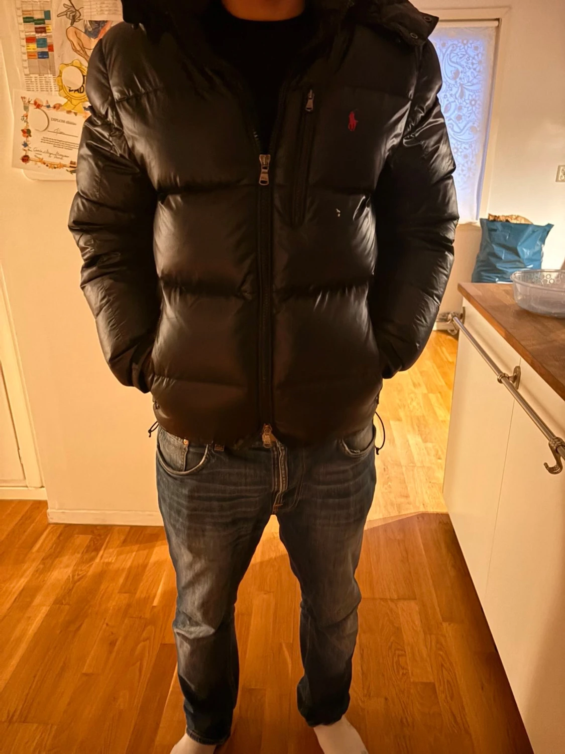 Svart dunjacka Polo Ralph Lauren - 4