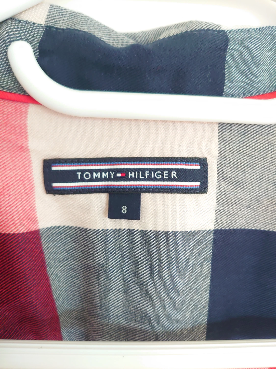 Rutig skjorta från Tommy Hilfiger, stl 38, dam - 6