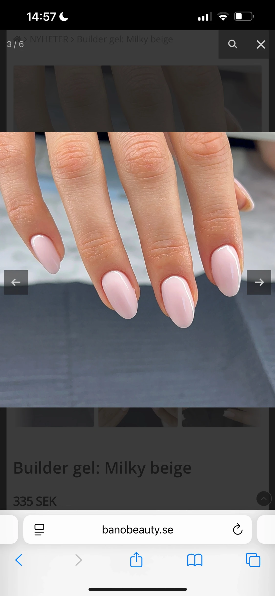 Builder gel Milky Beige från Bano Beauty - 1