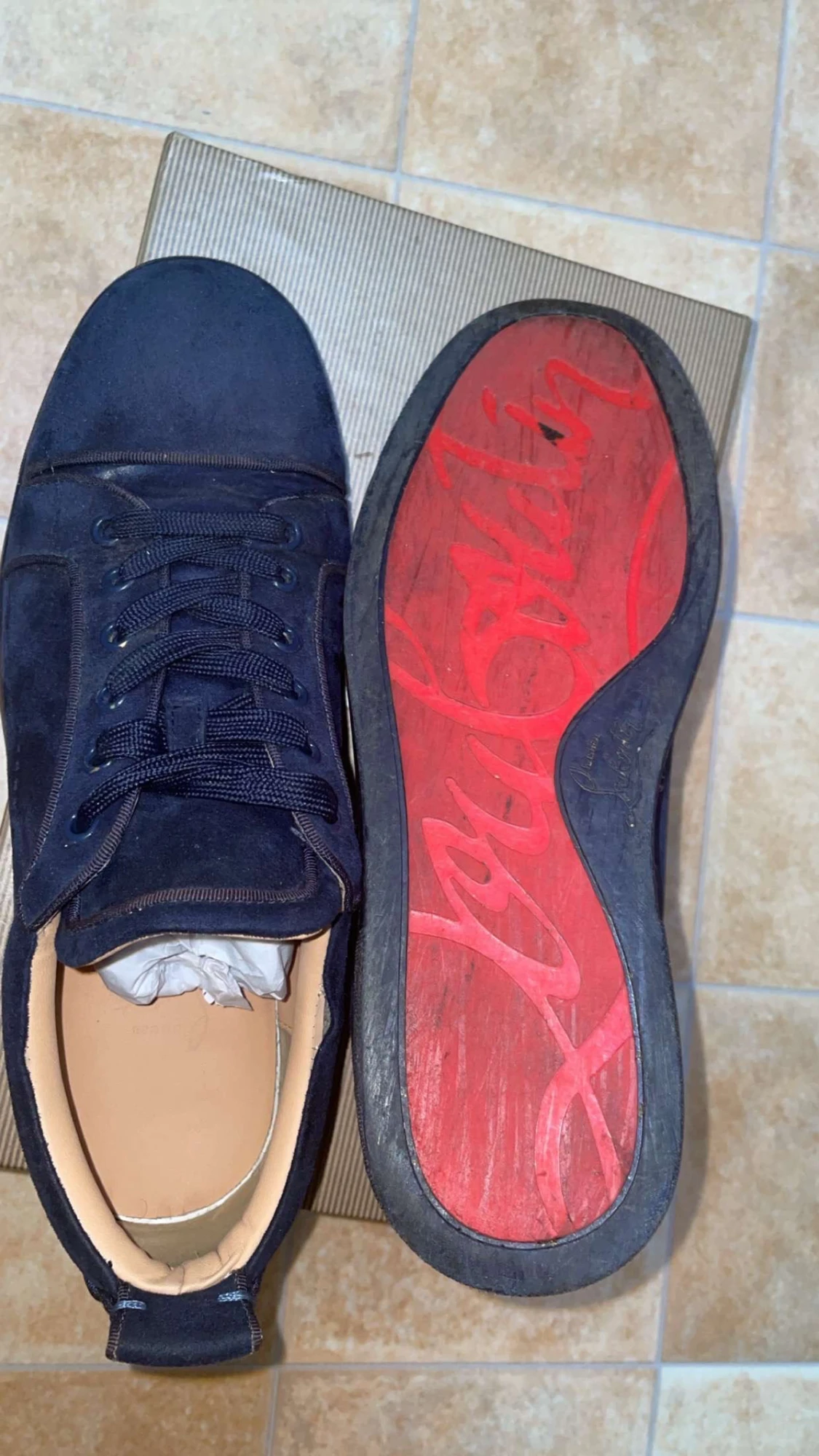 Svarta sneakers från Christian Louboutin