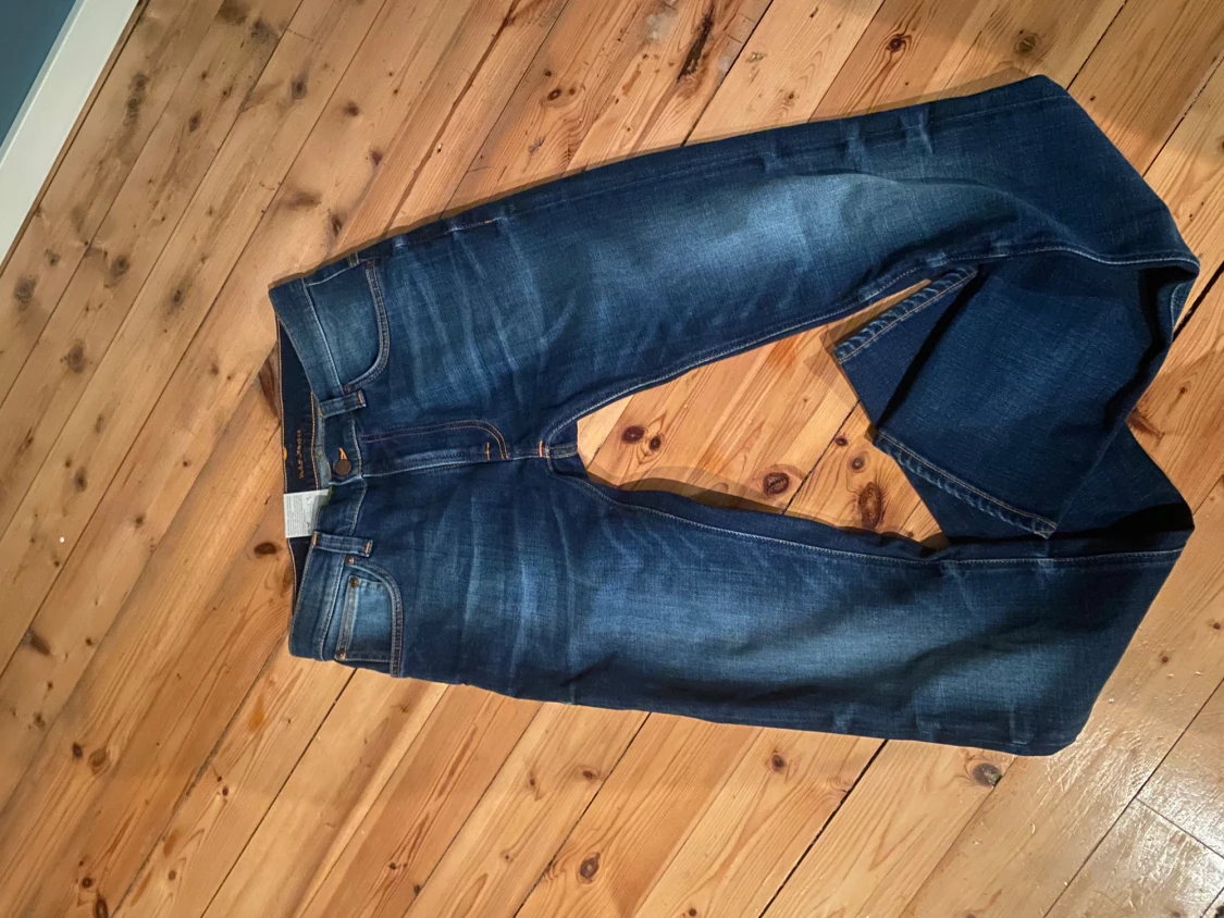 Nudie Jeans blå denimjeans - 1