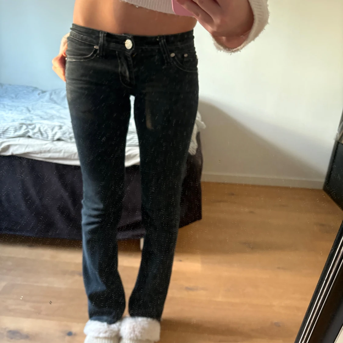 Lågmidjade jeans - 4