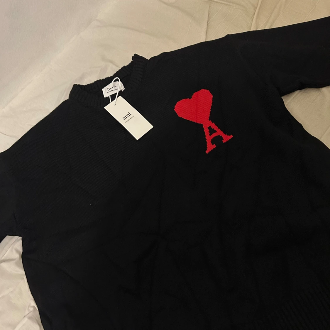 Svart stickad tröja från Ami Paris - 2