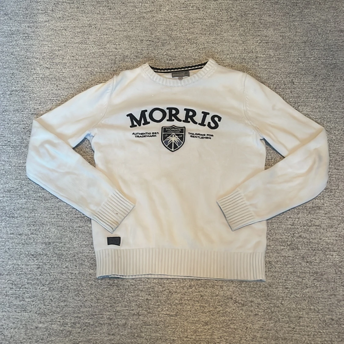 Vit stickad tröja från Morris XS - 1